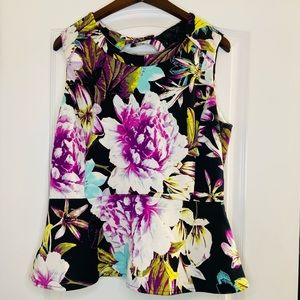 Worthington Flared Floral Shirt